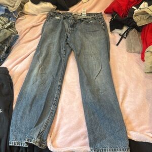 Straight leg jeans
